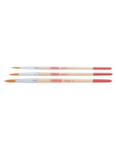 Set de 3 pinceaux ronds pour aquarelle - Polyester