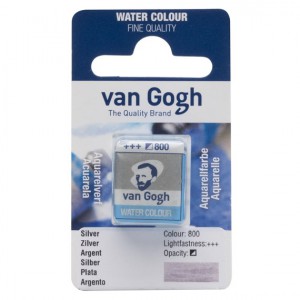 VAN GOGH - Peinture aquarelle Godet - Argent 800