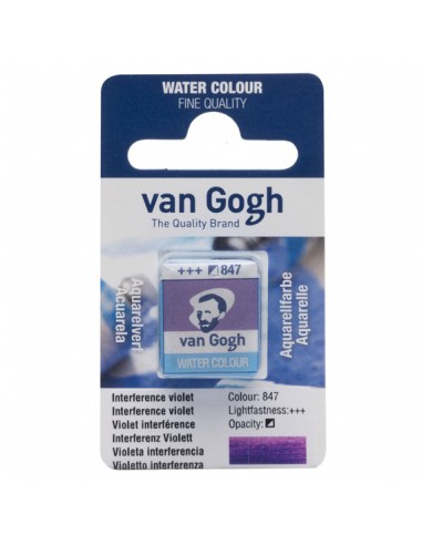 VAN GOGH - Peinture aquarelle Godet - Violet Interférence 847
