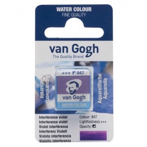 VAN GOGH - Peinture aquarelle Godet - Violet Interférence 847