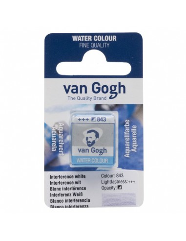 VAN GOGH - Peinture aquarelle Godet - Blanc Interférence 843