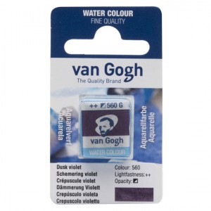 VAN GOGH - Peinture aquarelle Godet - Crépuscule Violet 560