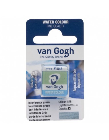 VAN GOGH - Peinture aquarelle Godet - Vert Interférence 848