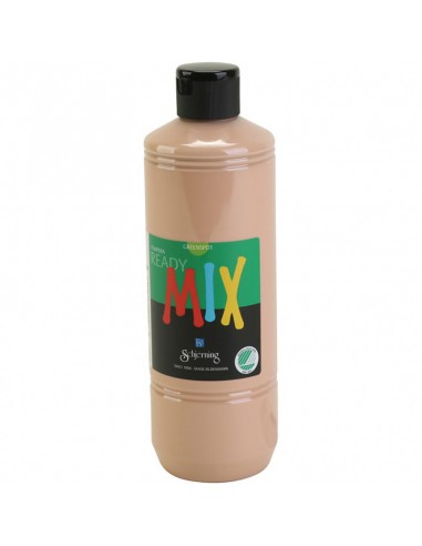 Ready Mix - Peinture Gouache beige, mate, 500 ml/ 1 flacon