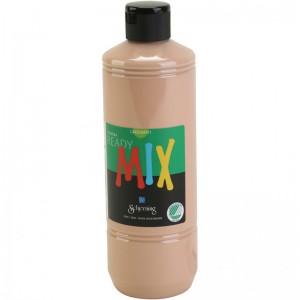 Ready Mix - Peinture Gouache beige, mate, 500 ml/ 1 flacon