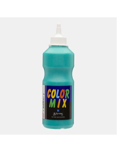 Color Mix - Peinture Gouache - vert pailleté, mate, 500 ml/ 1 flacon