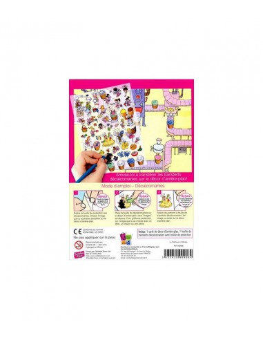 DECALCOMANIES + DECOR - LA FABRIQUE A GATEAUX