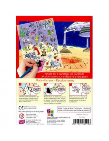 DECALCOMANIES + DECOR - LES MARTIENS DE L'ESPACE