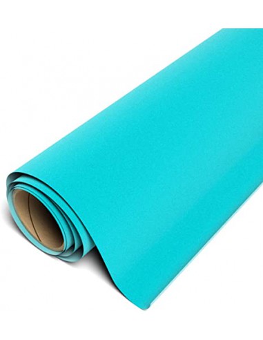 Stripflock Pro SISER - Flex Thermocollant velours - TURQUOISE / le mètre