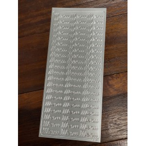 PEEL OFF'S ARGENT - MARIAGE - Menu