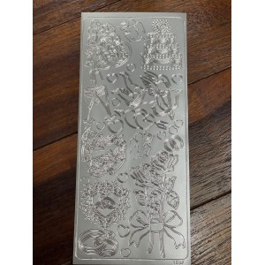 PEEL OFF'S ARGENT - MARIAGE - Décors