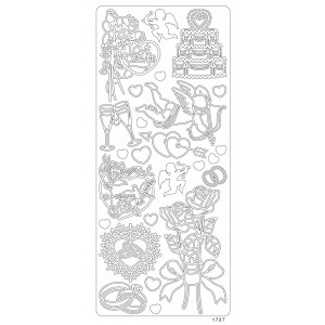 PEEL OFF'S ARGENT - MARIAGE - Décors