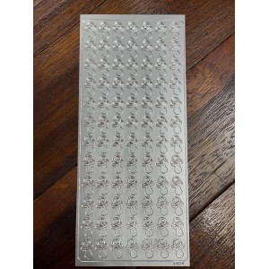 PEEL OFF'S ARGENT - NAISSANCE - Tétines
