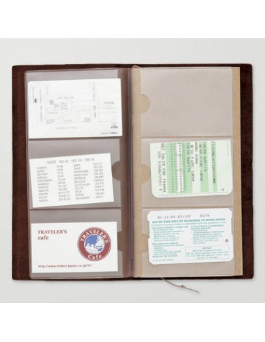 TRAVELER'S accessoire 007 - card file 12 pockets