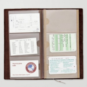 TRAVELER'S accessoire 007 - card file 12 pockets