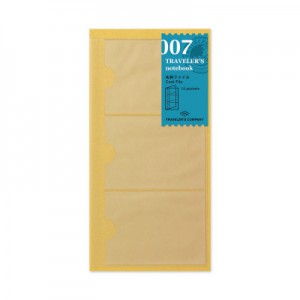 TRAVELER'S accessoire 007 - card file 12 pockets