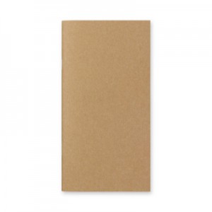 TRAVELER'S recharge 003 - carnet pages blanches - regular - 64 pages