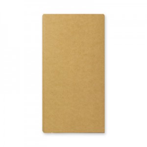 TRAVELER'S  accessoire 020 - double pochette Kraft regular