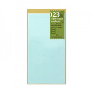 TRAVELER'S accessoires 023 - film pocket sticker