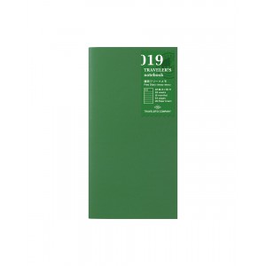 TRAVELER'S recharge 019 - agenda hebdomadaire blank / quadrillé regular