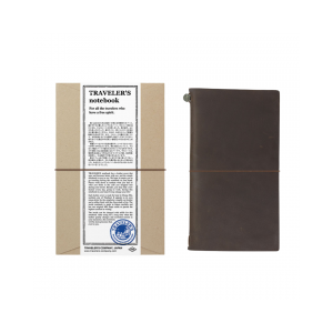 TRAVELER'S  cuir  Marron - starter kit - taille regular