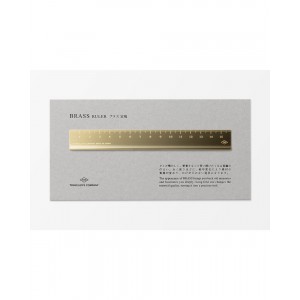 TRAVELER'S company BRASS regle 16cm - laiton massif