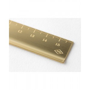 TRAVELER'S company BRASS regle 16cm - laiton massif
