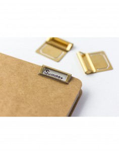 TRAVELER'S company BRASS clips marque page - laiton massif 2