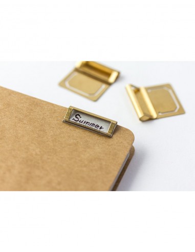 TRAVELER'S company BRASS clips marque page - laiton massif