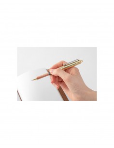 TRAVELER'S BRASS Stylo bille noir 0,5mm - laiton massif 2