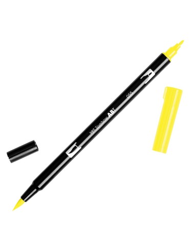 Feutres pinceaux TOMBOW ABT Dual Brush Pen -  Process Yellow