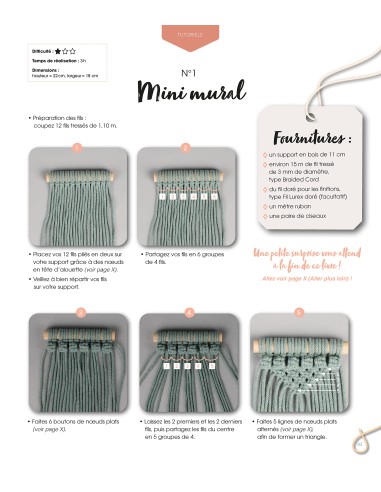 Macramé, super facile - livre idéal pour débuter - Marie Claire editions