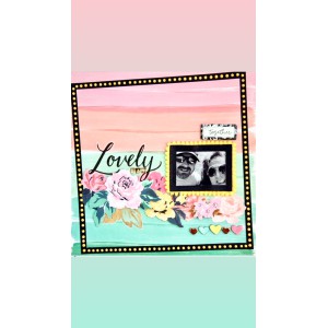 BUNDLE beaux cardstocks, stickers et accessoires : MAGGIE HOLMES - Flourish
