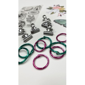 BUNDLE beaux cardstocks, stickers et accessoires : MAGGIE HOLMES - Flourish