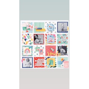 BUNDLE beaux cardstocks, stickers et accessoires : DEAR LIZZY - She's Magic
