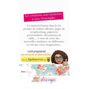 BUNDLE beaux cardstocks, stickers et accessoires : DEAR LIZZY - She's Magic