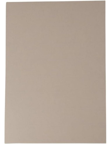 5 feuilles Cardstock format A4, uni, 220g/m2, taupe