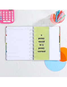 3 enveloppes en plastique - Bright Budget 2