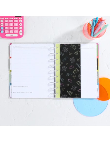 3 enveloppes en plastique - Bright Budget