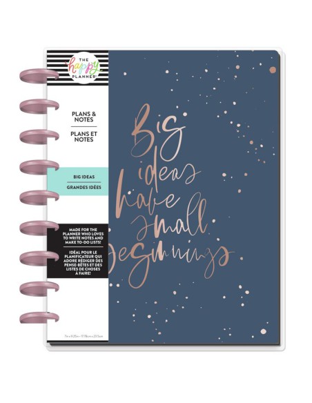 Classic Happy Planner ™ - non daté - Big Ideas , Plans & Notes