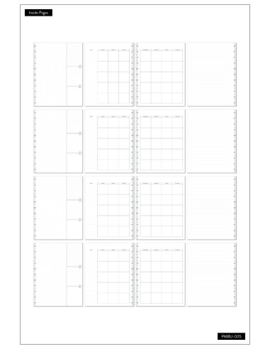 Big Happy Planner ™ - non daté - Cabana Stripe , Plans & Notes