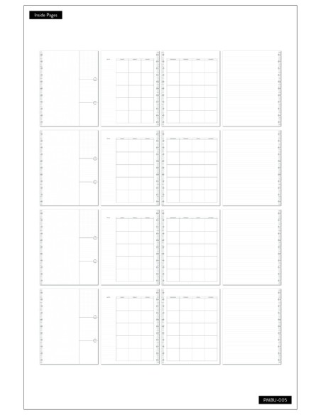 Big Happy Planner ™ - non daté - Cabana Stripe , Plans & Notes