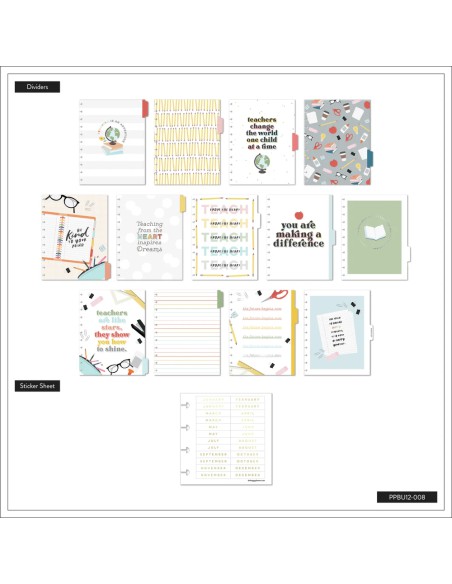 Big Happy Planner ™ - non daté - Kind Teacher