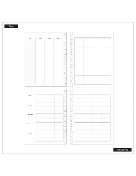 Big Happy Planner ™ - non daté - Kind Teacher