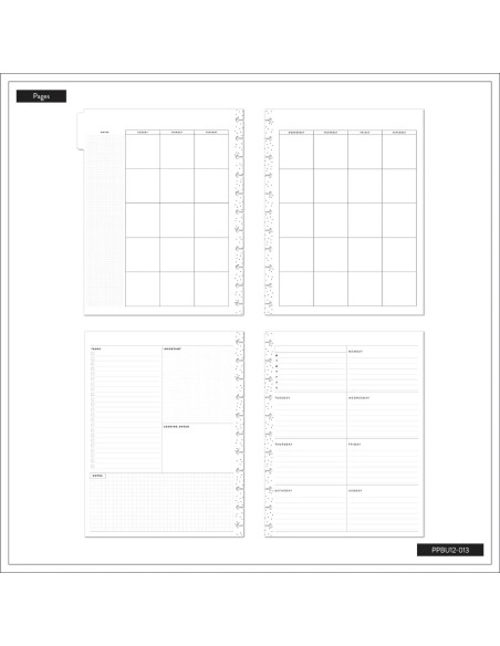 Big Happy Planner ™ - non daté - Bold and Botanical