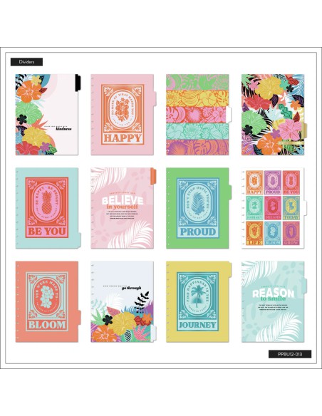 Big Happy Planner ™ - non daté - Bold and Botanical