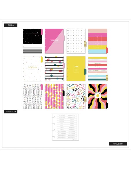 Classic Happy Planner ™ - non daté - Bright & Fun