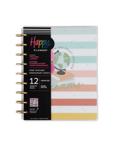 Classic Happy Planner ™ - non daté - Kind Teacher