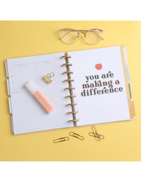 Classic Happy Planner ™ - non daté - Kind Teacher