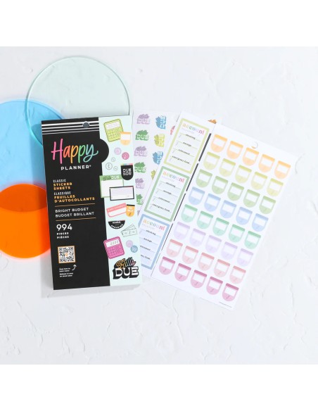 Bloc de 994 Stickers - Bright Budget